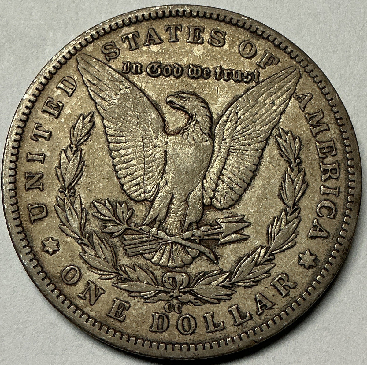 1893-CC Morgan Dollar, Extra Fine Circulated Coin, Store #DR1572