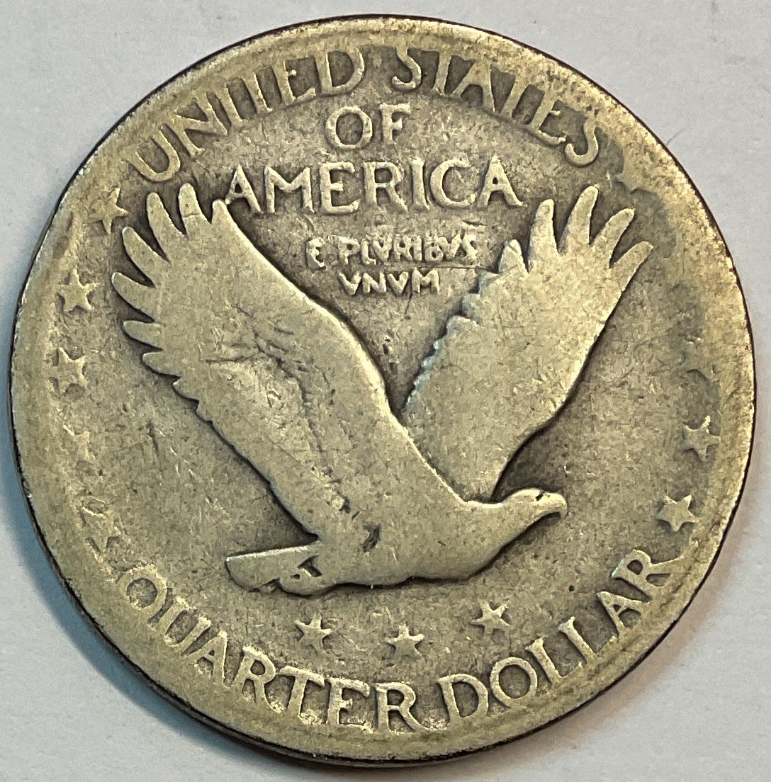 1926-S, Standing Liberty Quarter, Very Good Circulated Coin, Store #QR1170