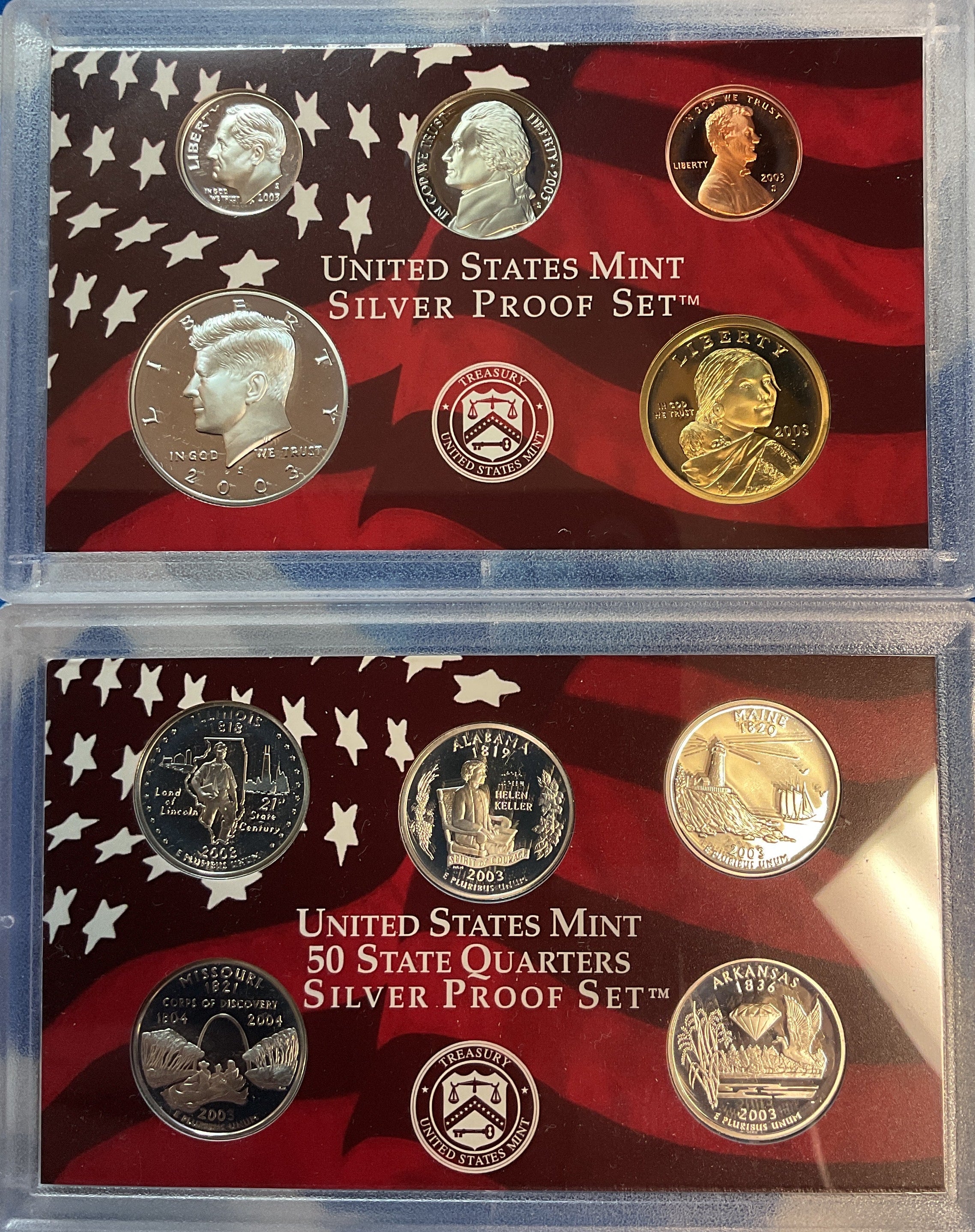 2003 United States Mint Silver Proof Set w/C.O.A.
