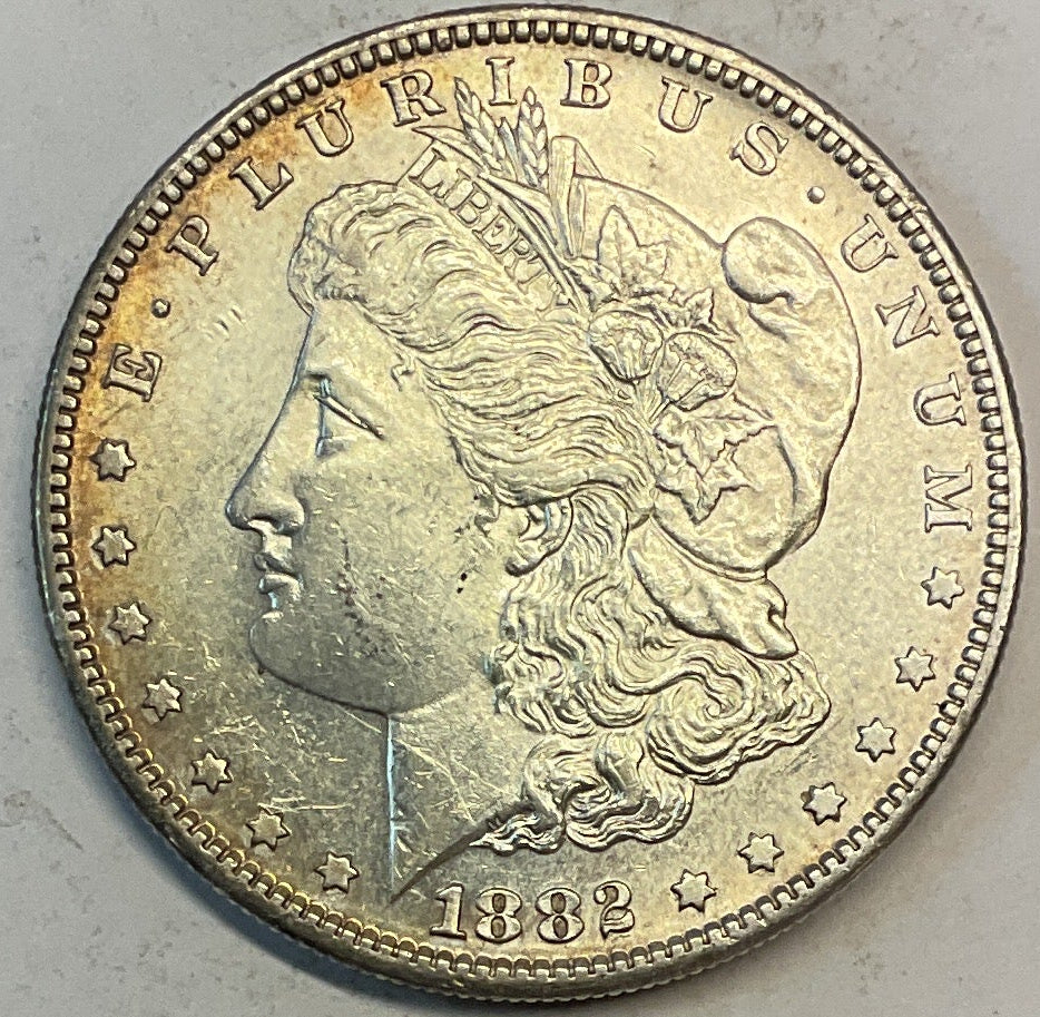 1882-S Morgan Silver Dollar, Nice Uncirculated Coin, Store #DR0882
