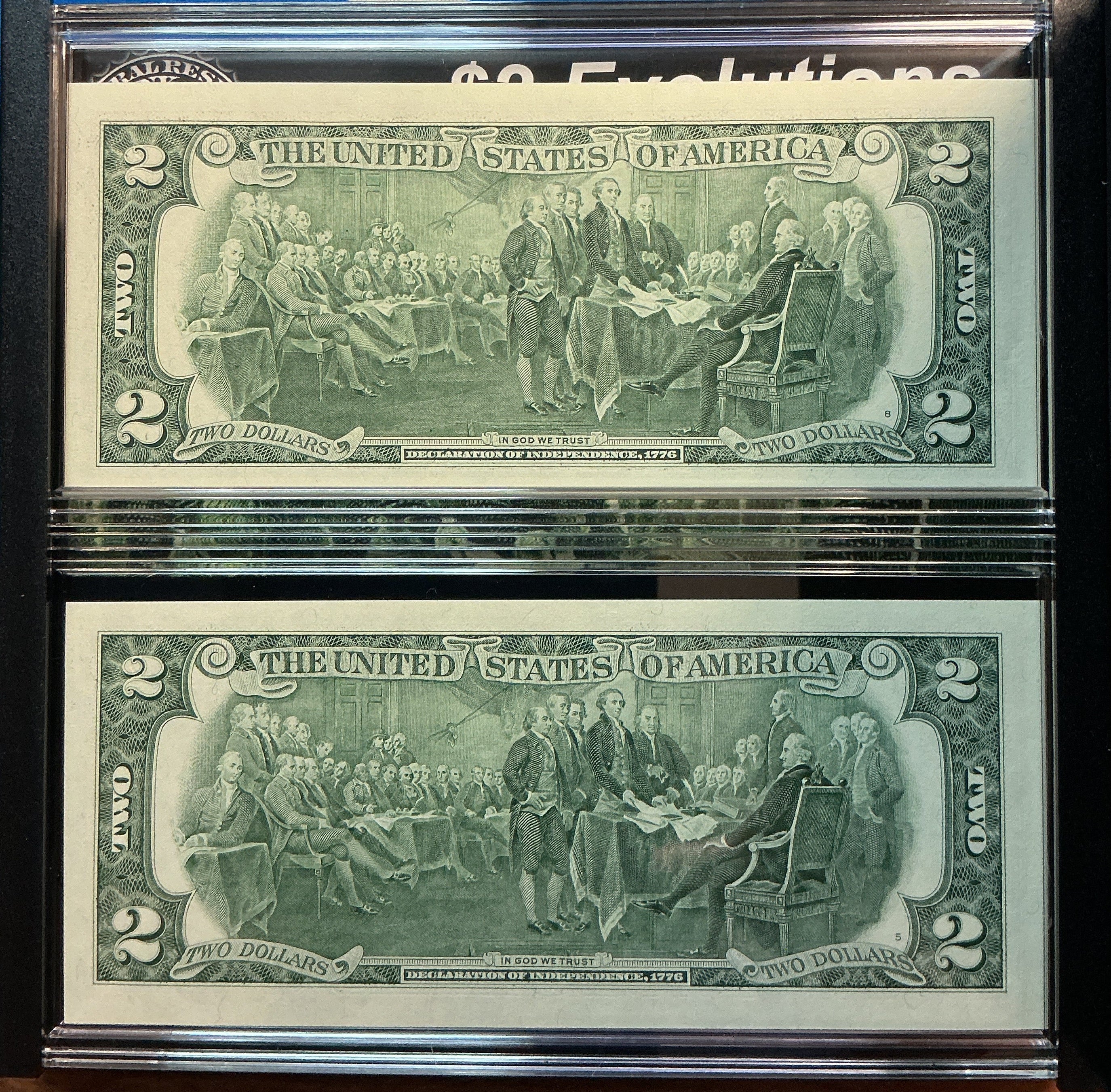 2003 $2 Evolutions Series, $2 Minneapolis Set, Dept of Treasury-BEP, #FRN014