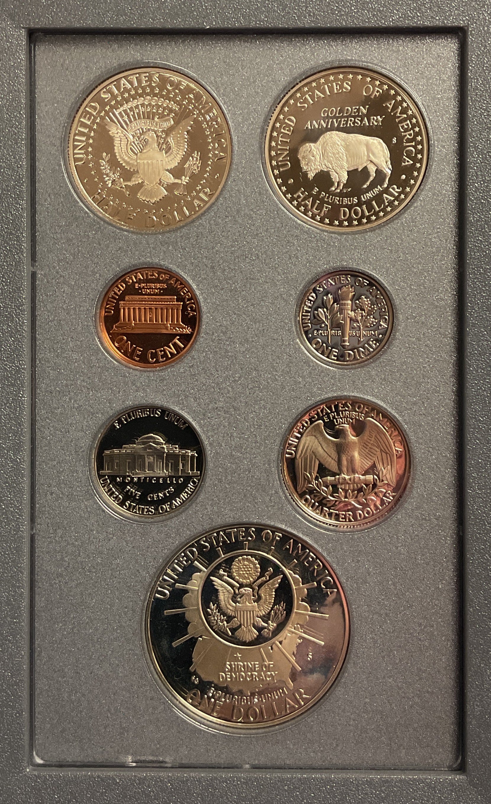 1991 U.S. Mint Prestige Set, Mt Rushmore Commemorative. Store #PT007