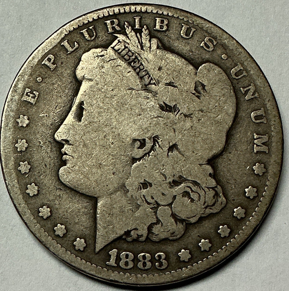 1883-CC Morgan Dollar, Very Good Circulated Coin, Store #DR1569