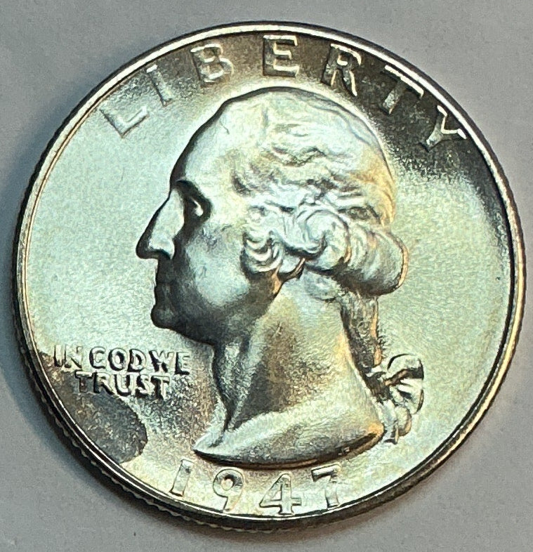 1947-S Washington Quarter, Uncirculated Coin, Store #QR1727