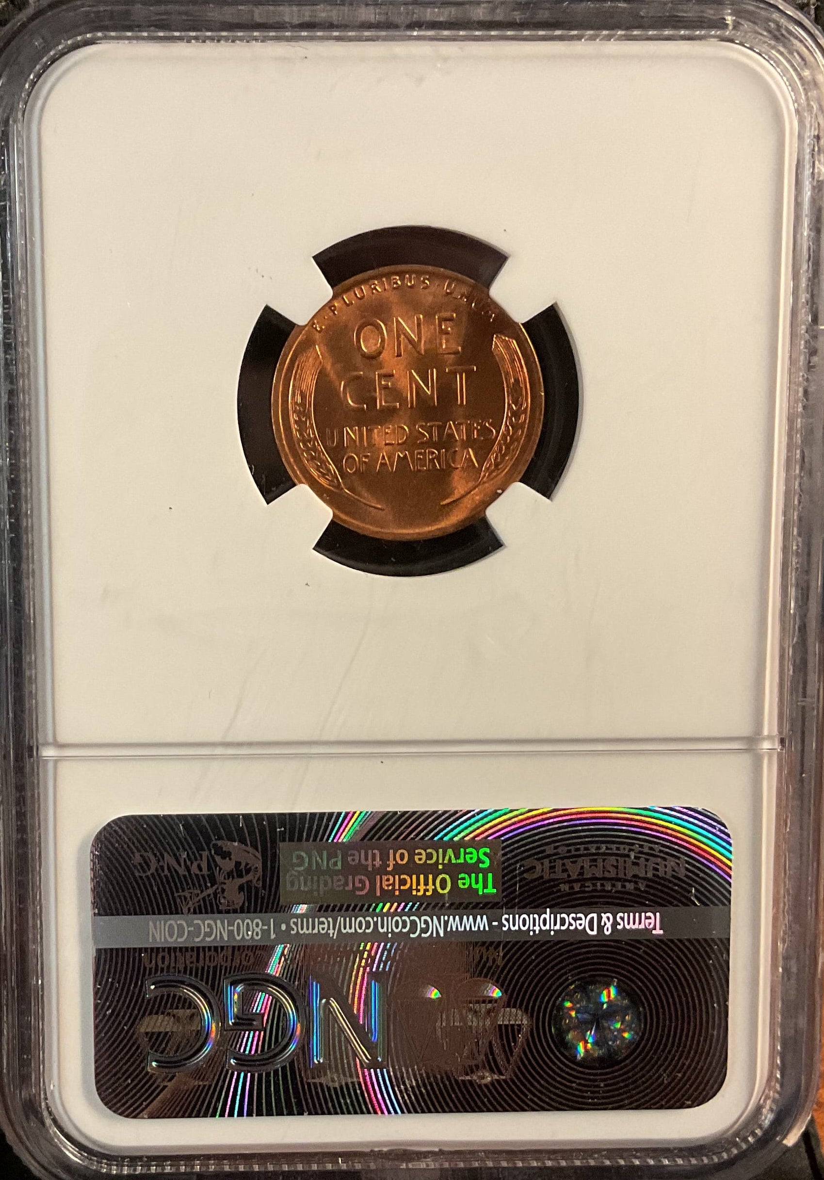 1944-S Lincoln Wheat Cent, NGC MS-66 RD, Uncirculated Coin, Store #CT0773
