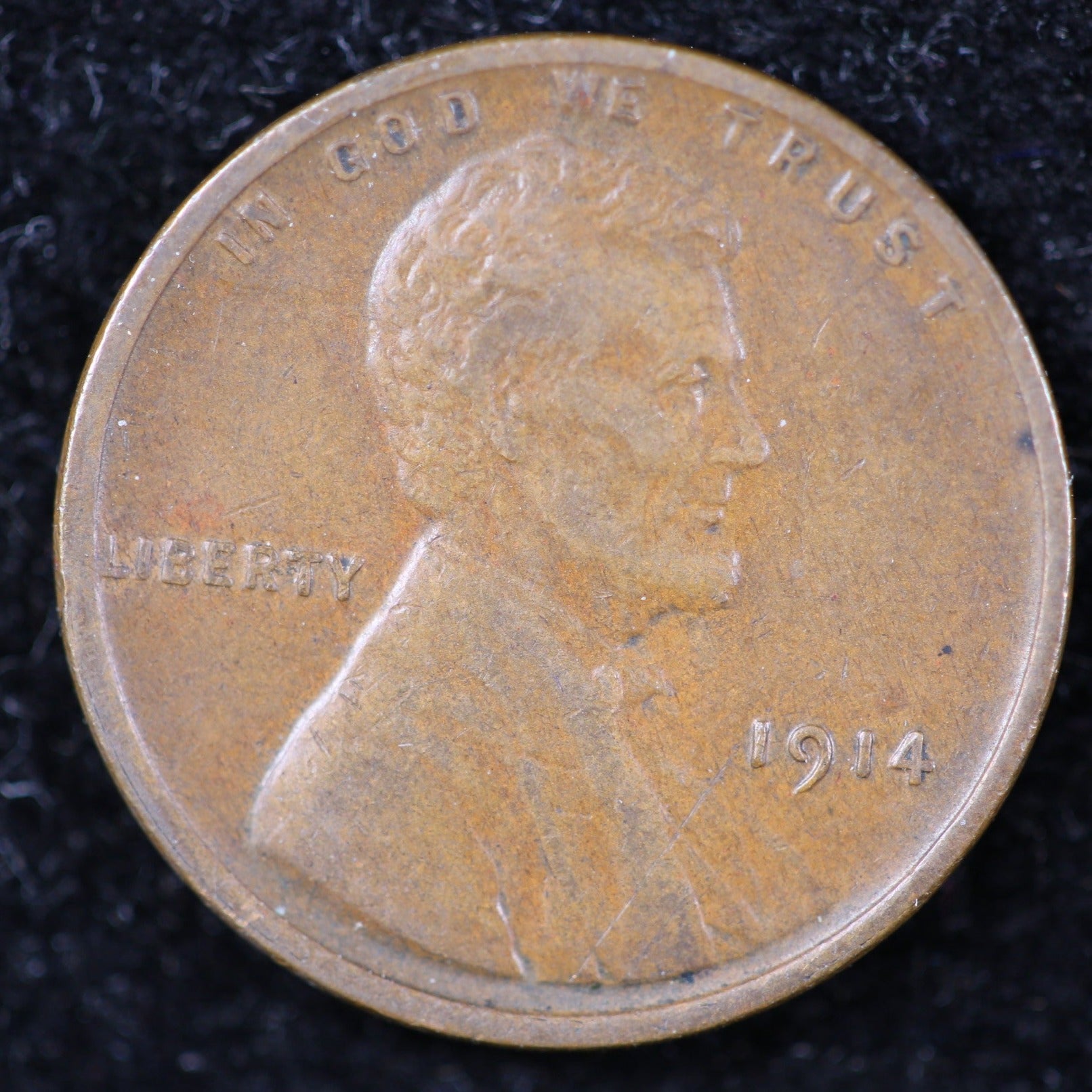 1914 Lincoln Cent, Extra Fine Circulated Coin, Store #40009