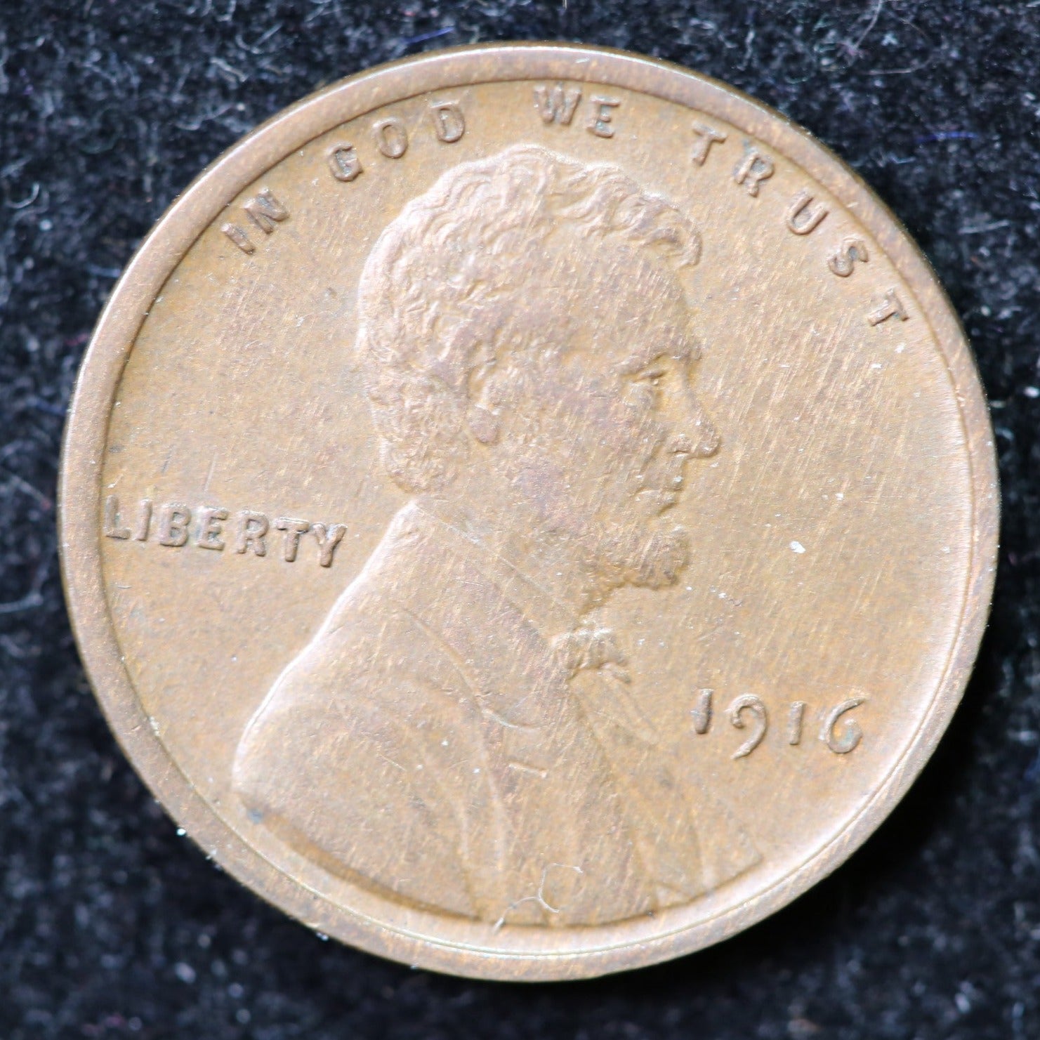 1916 Lincoln Cent, Extra Fine Circulated Coin, Store #40022