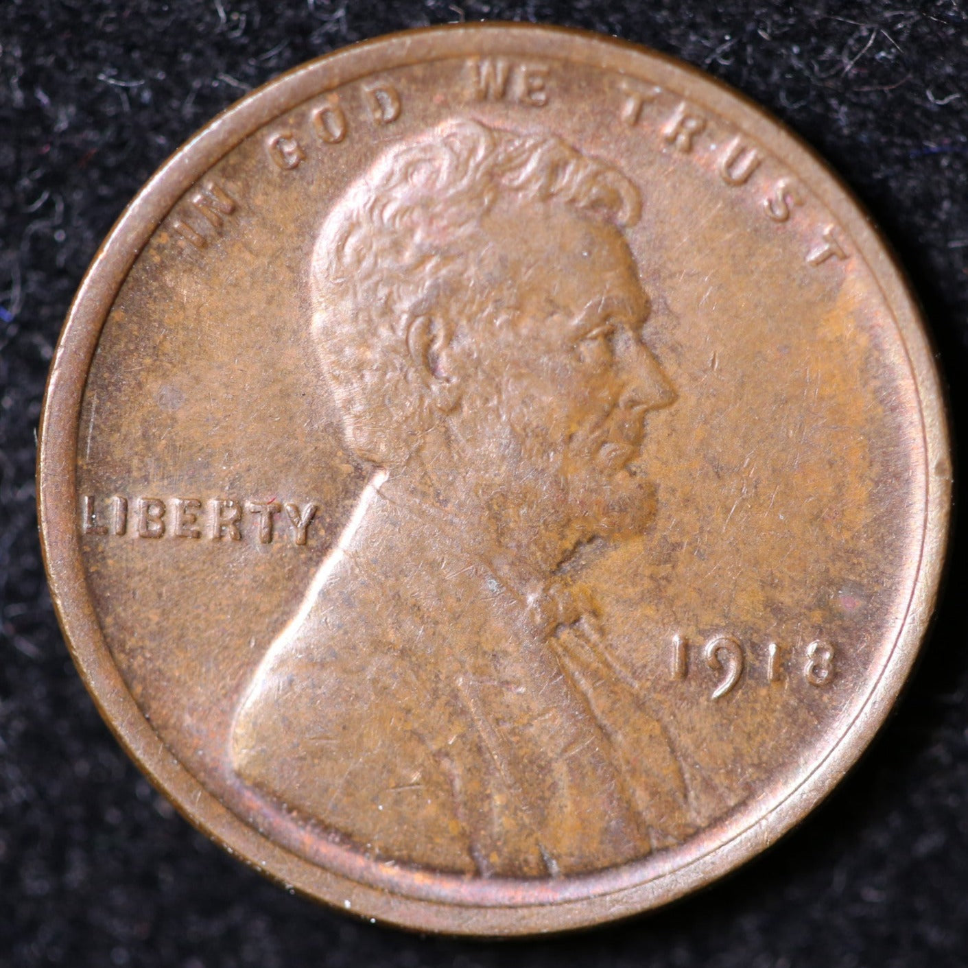 1918 Lincoln Cent, Mint State Uncirculated Coin, Store #CT1252