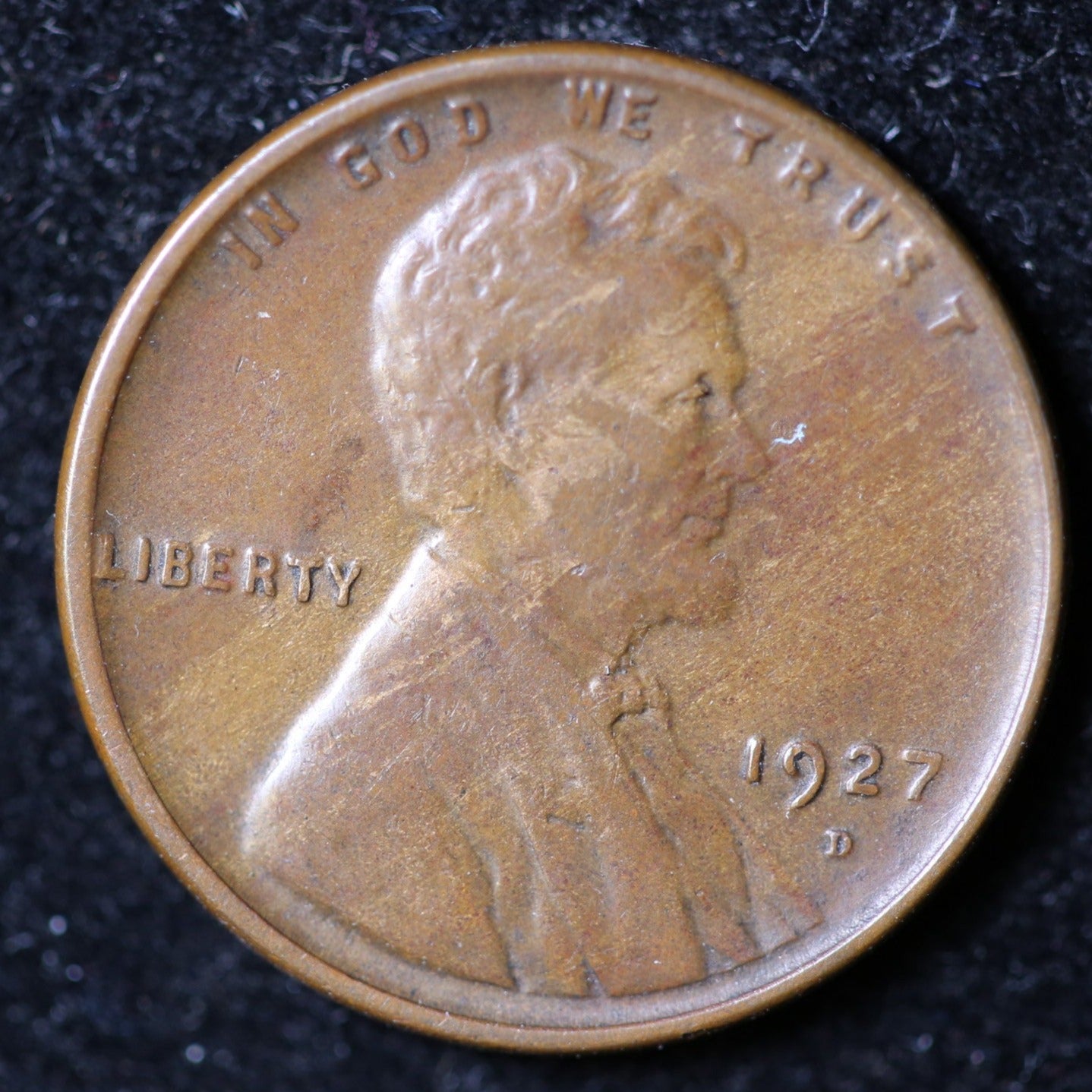 1927-D Lincoln Cent, Extra Fine+ Circulated Coin, Store #40078