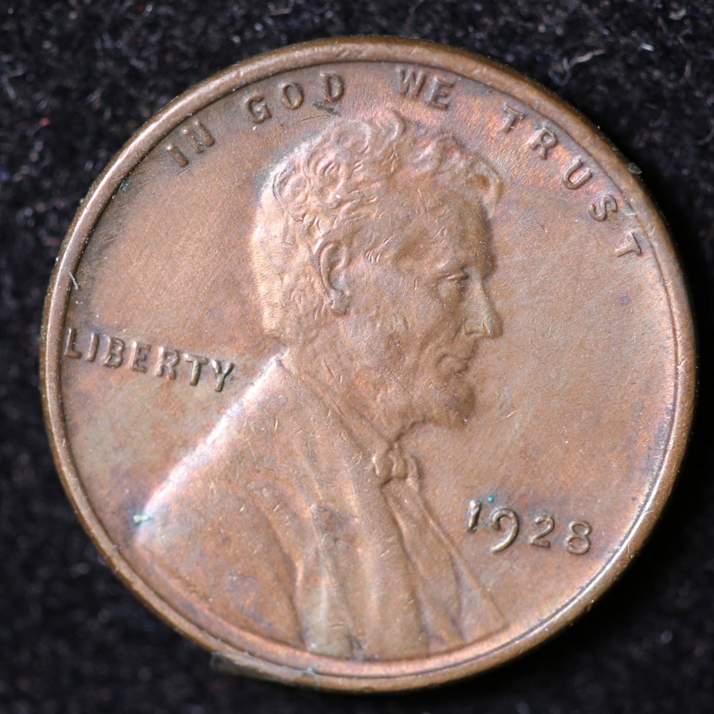 1928 Lincoln Cent, About Uncirculated Coin, Store #40080