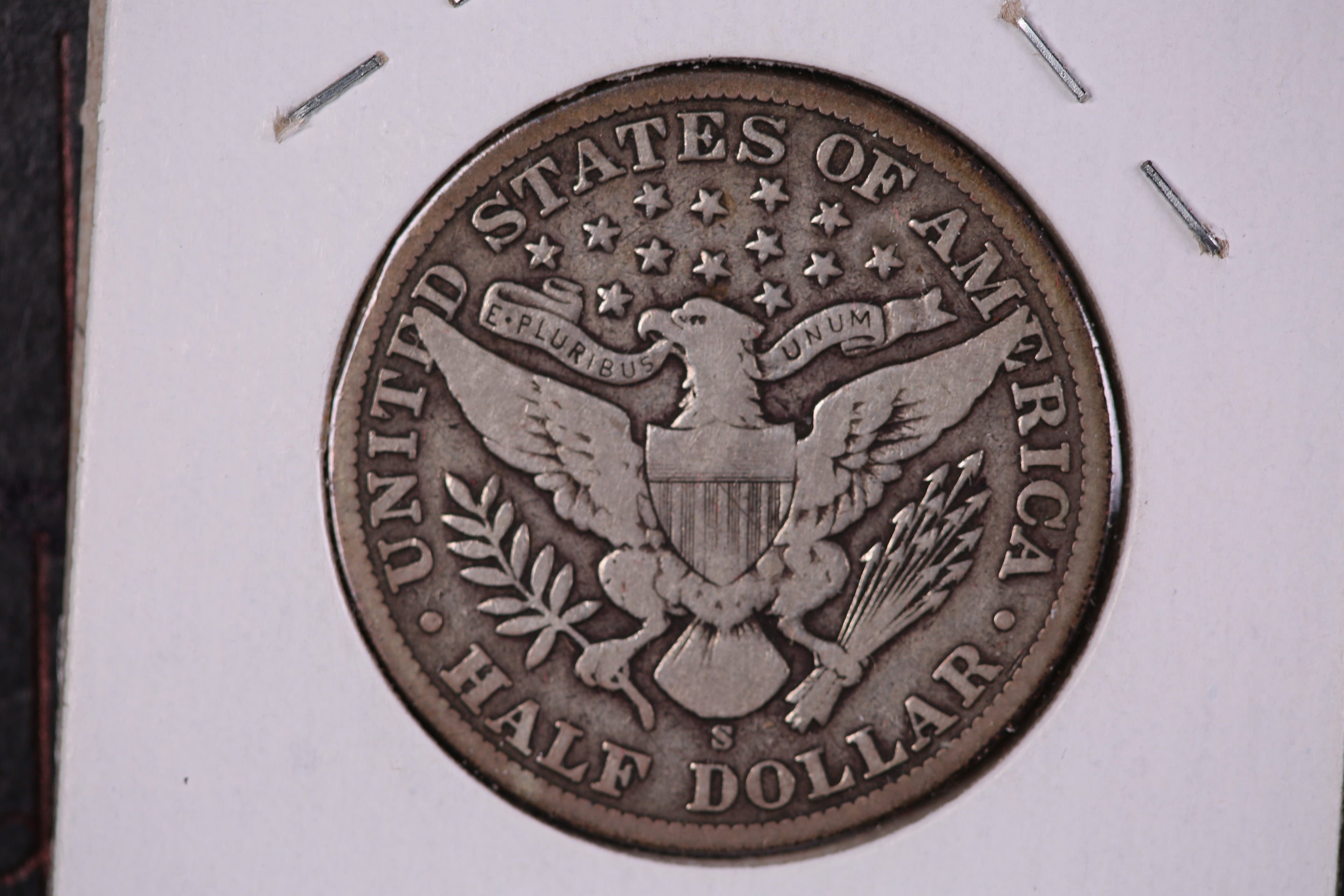 1908-S Barber Half Dollar, Very Good Circulated Coin, Store #HR389