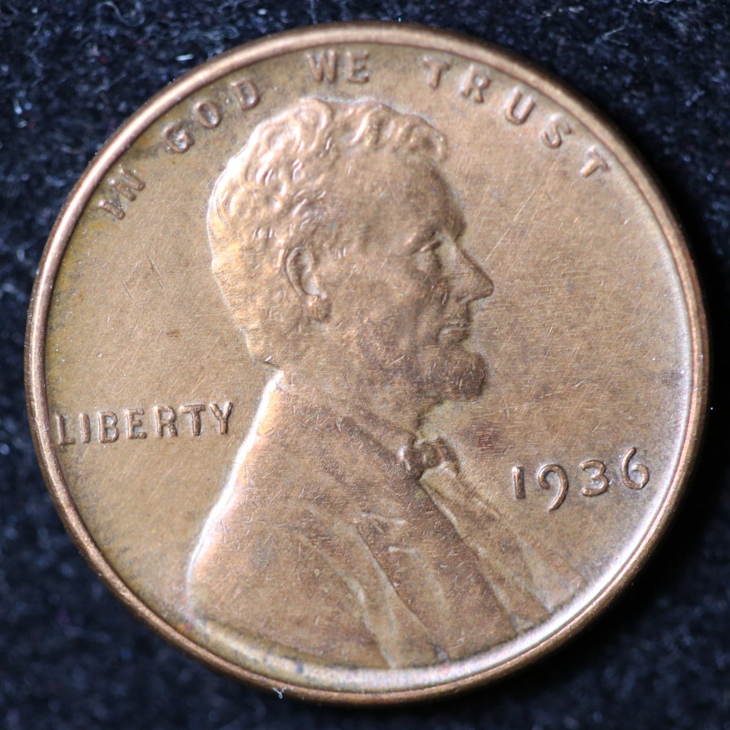 1936 Lincoln Cent, About Uncirculated Coin, Store #CT1261