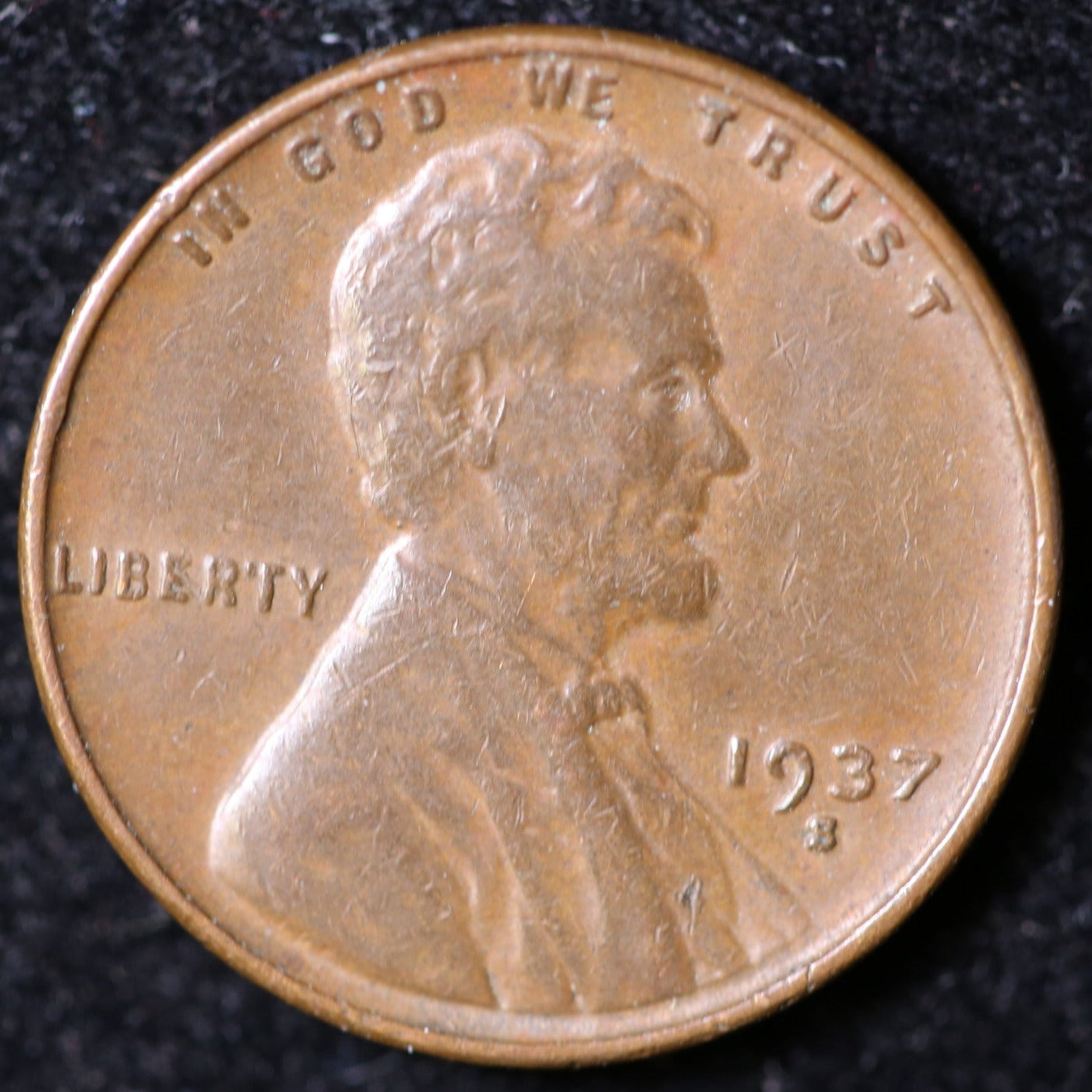 1937-S Lincoln Cent, Extra Fine Circulated Coin, Store #CT1268