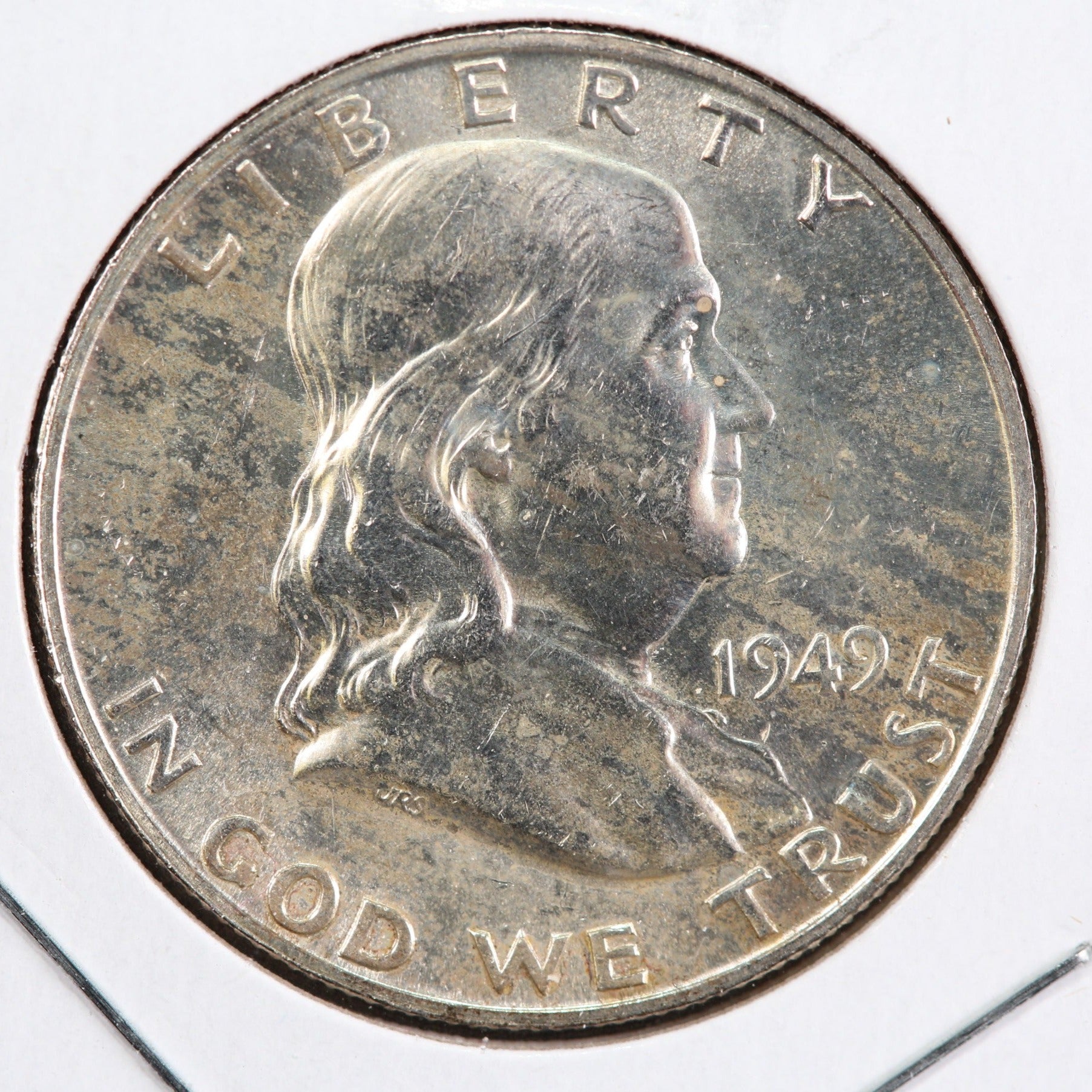 1949-D Franklin Half Dollar, Mint State Uncirculated Coin, Store #12979