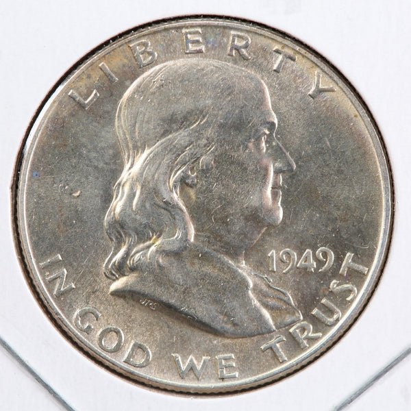1949 Franklin Half Dollar. Affordable Collectible Coin. Store #12983