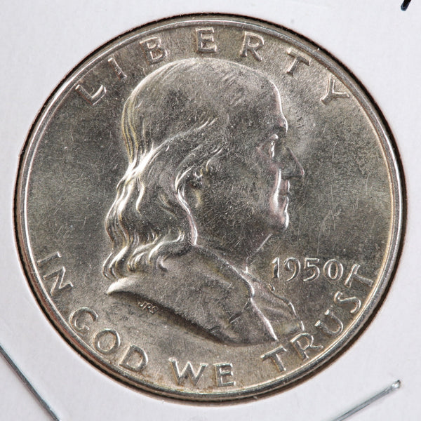 1950 Franklin Half Dollar. Affordable Collectible Coin. Store #12987