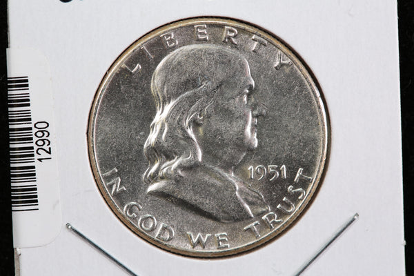 1951 Franklin Half Dollar. Affordable Collectible Coin. Store #12990