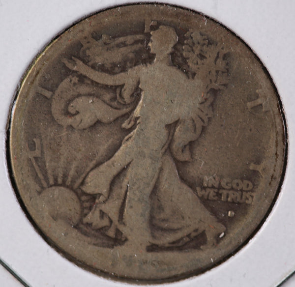 1916-S Walking Liberty Half Dollar, Affordable Circulated Coin. Store #82406