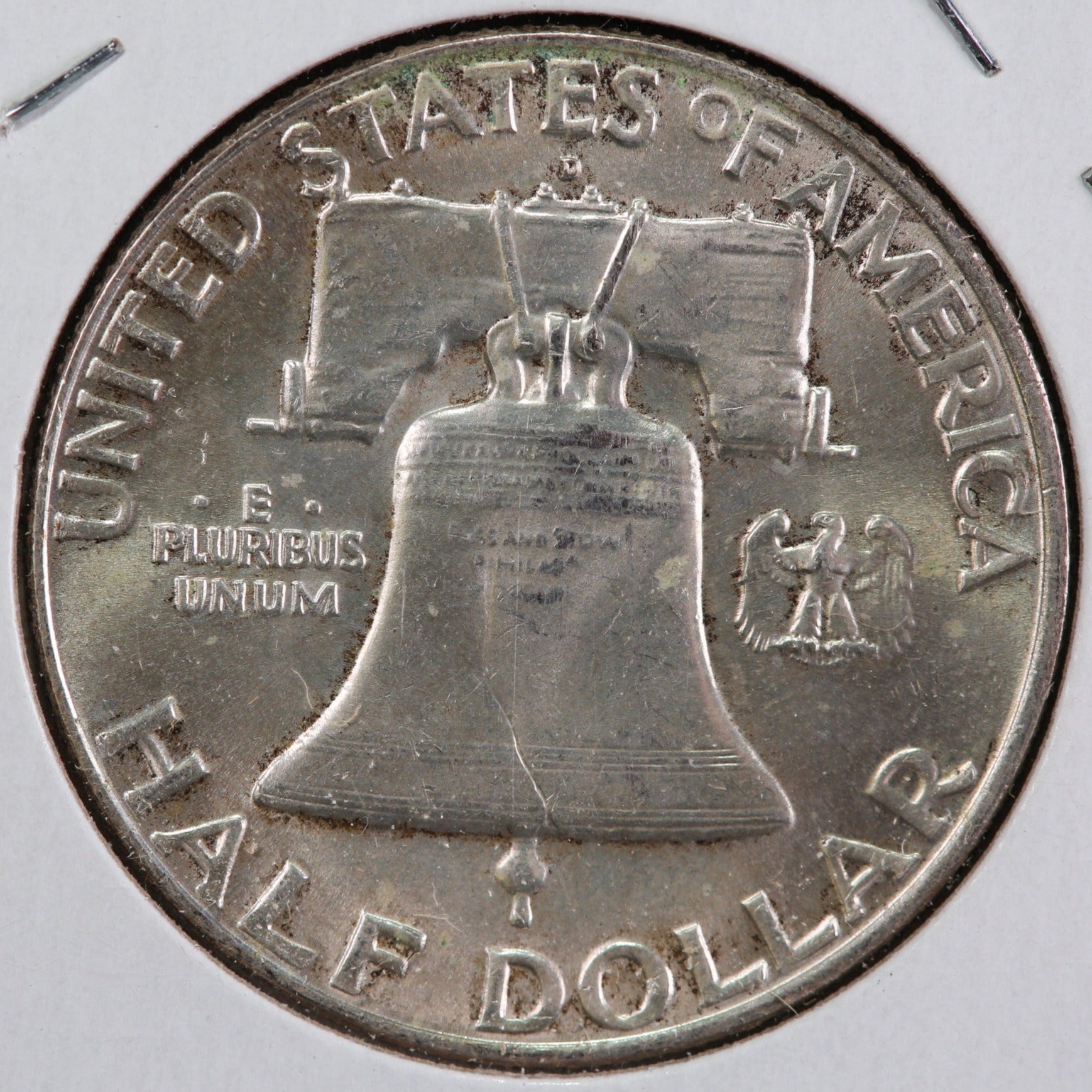 1958-D Franklin Half Dollar, Mint State Uncirculated Coin, Store #13022