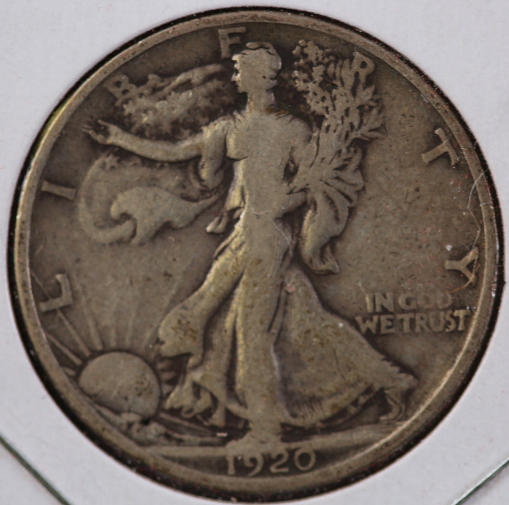 1920-S Walking Liberty Half Dollar, Fine Circulated Coin, Store #82425