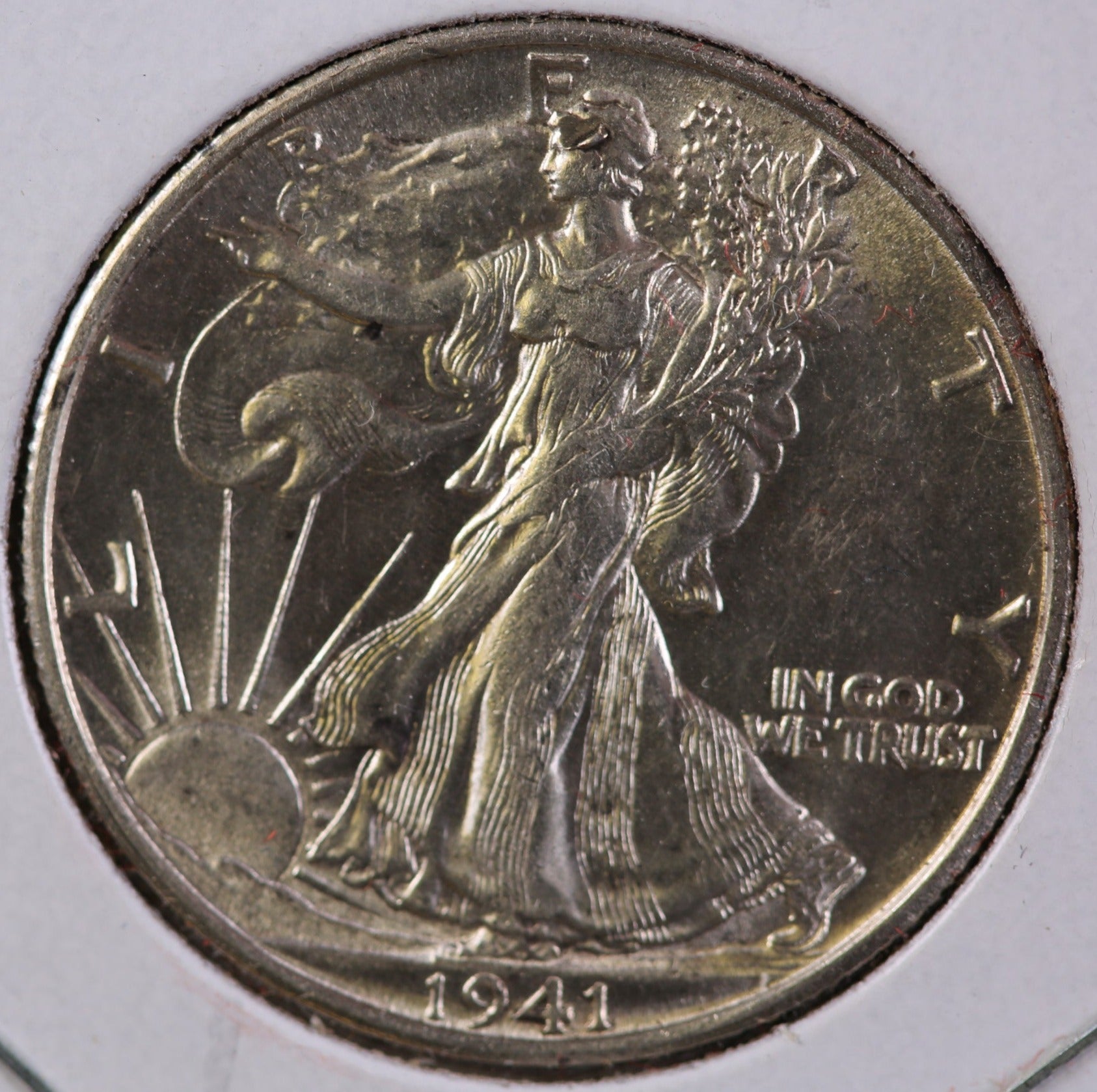 1941-S Walking Liberty Half Dollar, Mint State Uncirculated Coin, Store #HR1150