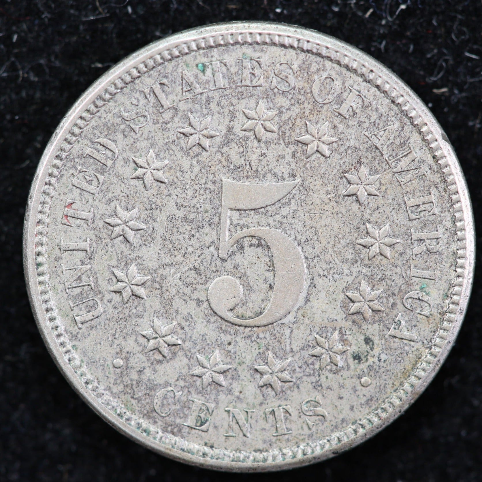 1870 Shield Nickel, Uncirculated Collectible Coin. Store #1269004