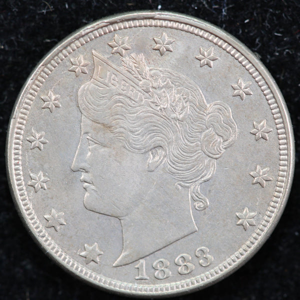 1883 N.C. Liberty Nickel, Circulated Collectible Coin. Store #1269007