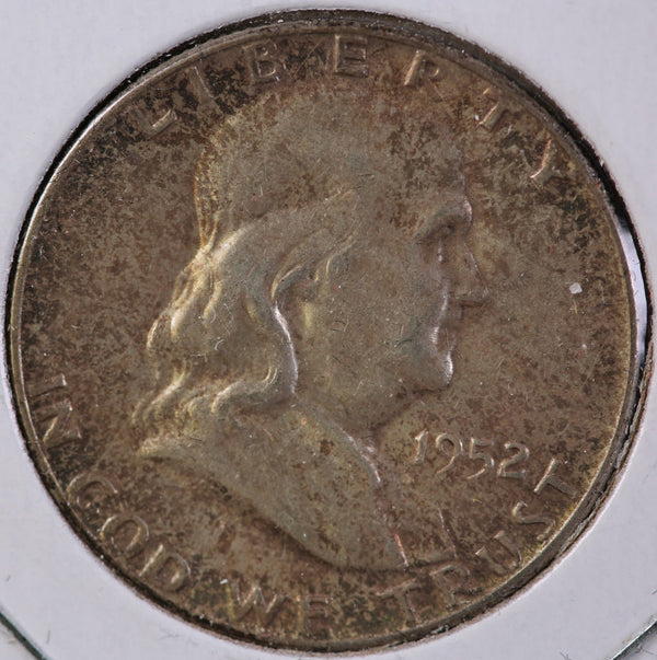 1952 Franklin Half Dollar, Nice Circulated Coin. Store #23082809