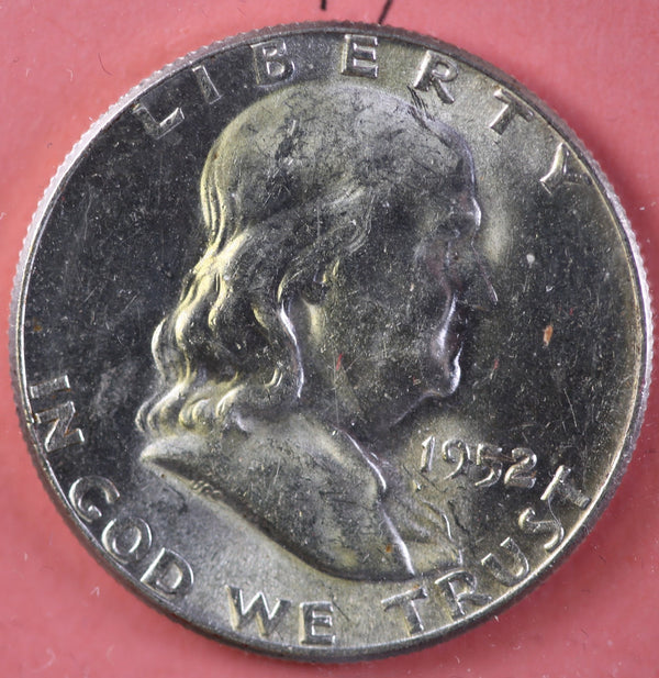 1952-S Franklin Half Dollar, Nice Uncirculated BU Details. Store #23082815