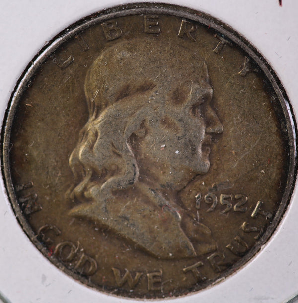 1952-D Franklin Half Dollar, Circulated Coin. Store #23082813