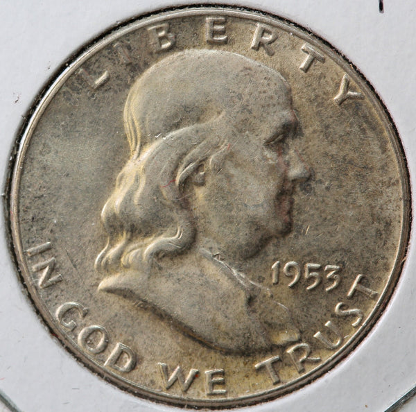 1953 Franklin Half Dollar, Nice Uncirculated Coin. Store #23082819
