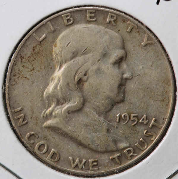 1954-D Franklin Half Dollar, Circulated Coin, Store #23082830