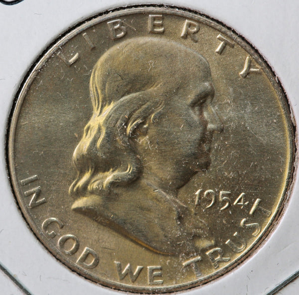 1954-D Franklin Half Dollar, Uncirculated Coin, Store #23082830