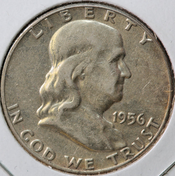 1956 Franklin Half Dollar, Affordable Circulated Coin, Store #23082835