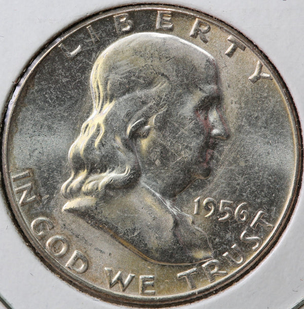 1956 Franklin Half Dollar, Nice Coin Uncirculated Details, Store #23082837