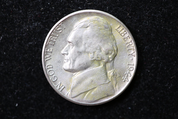 1944-D Jefferson Silver War Nickel. Nice Coin BU Details. Store #1269157