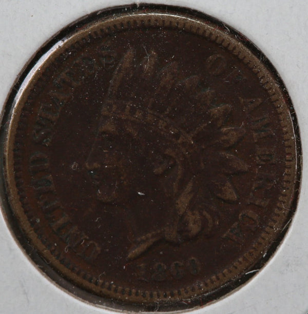 1860 Indian Head Cent, Nice Details T2 Bust, Store #83012