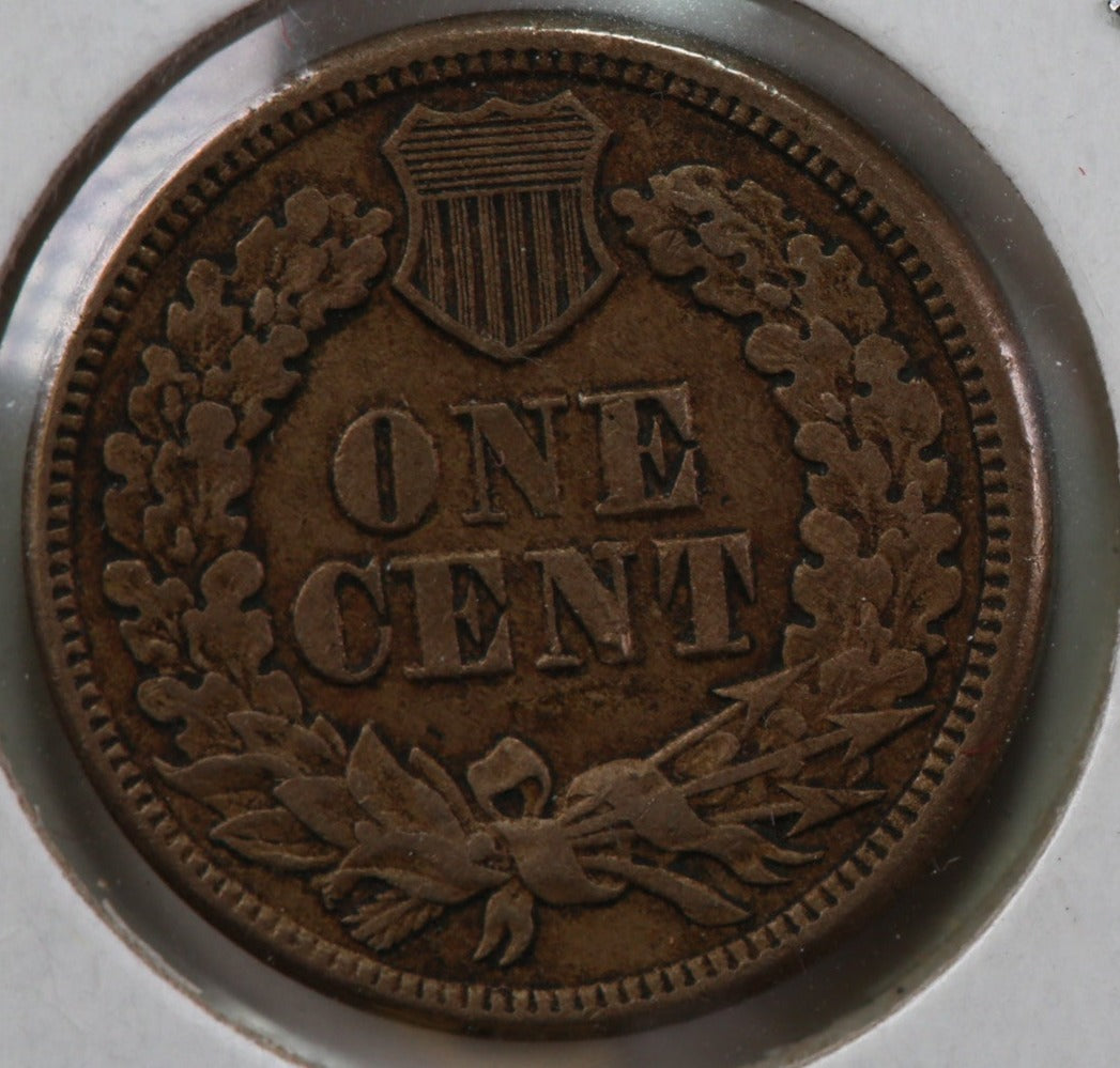 1863 Indian Head Cent, Uncirculated Coin XF+ Details, Store #83020