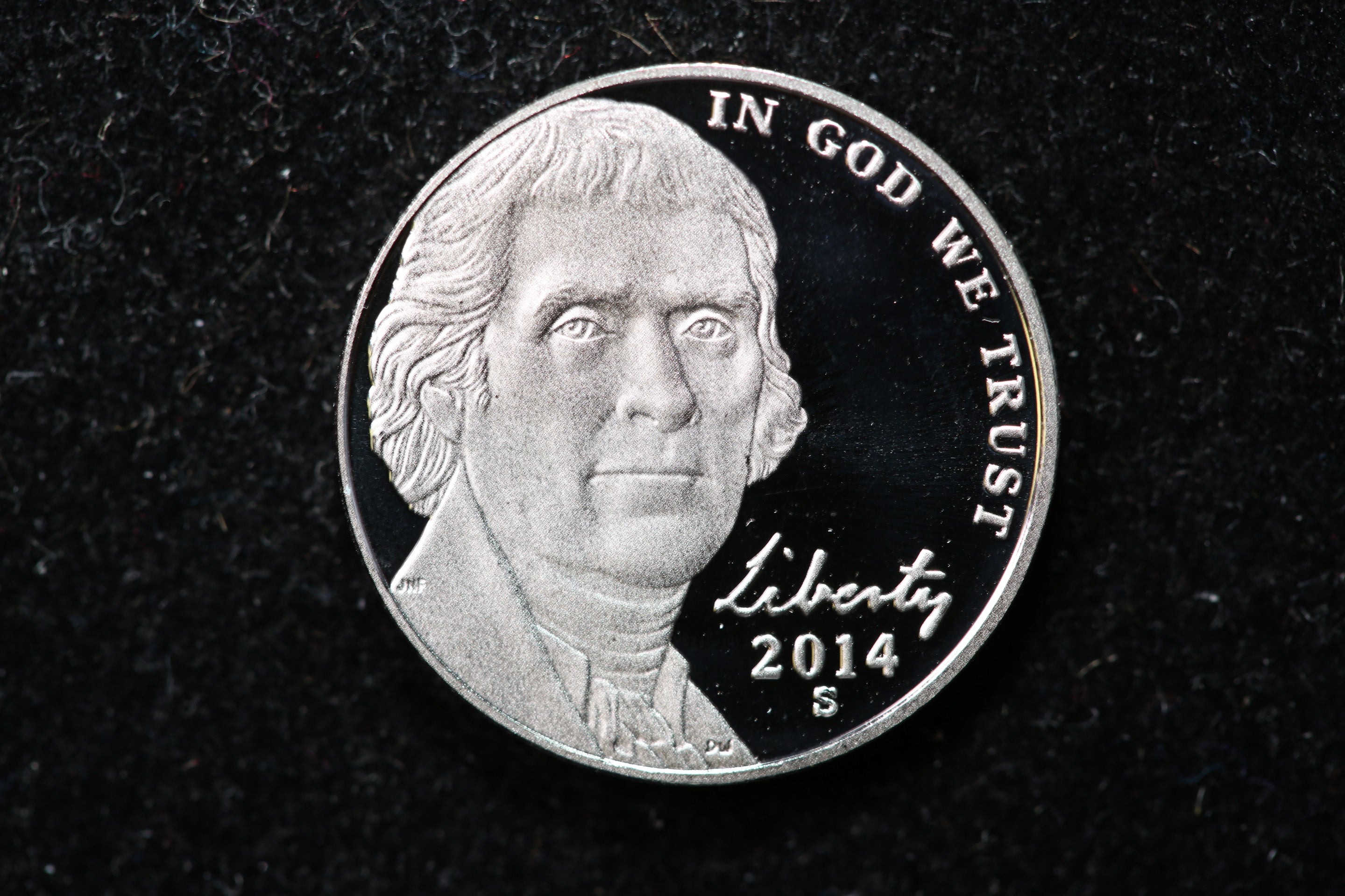 2014-S Jefferson Nickel. Uncirculated Proof Coin. Store #1269219