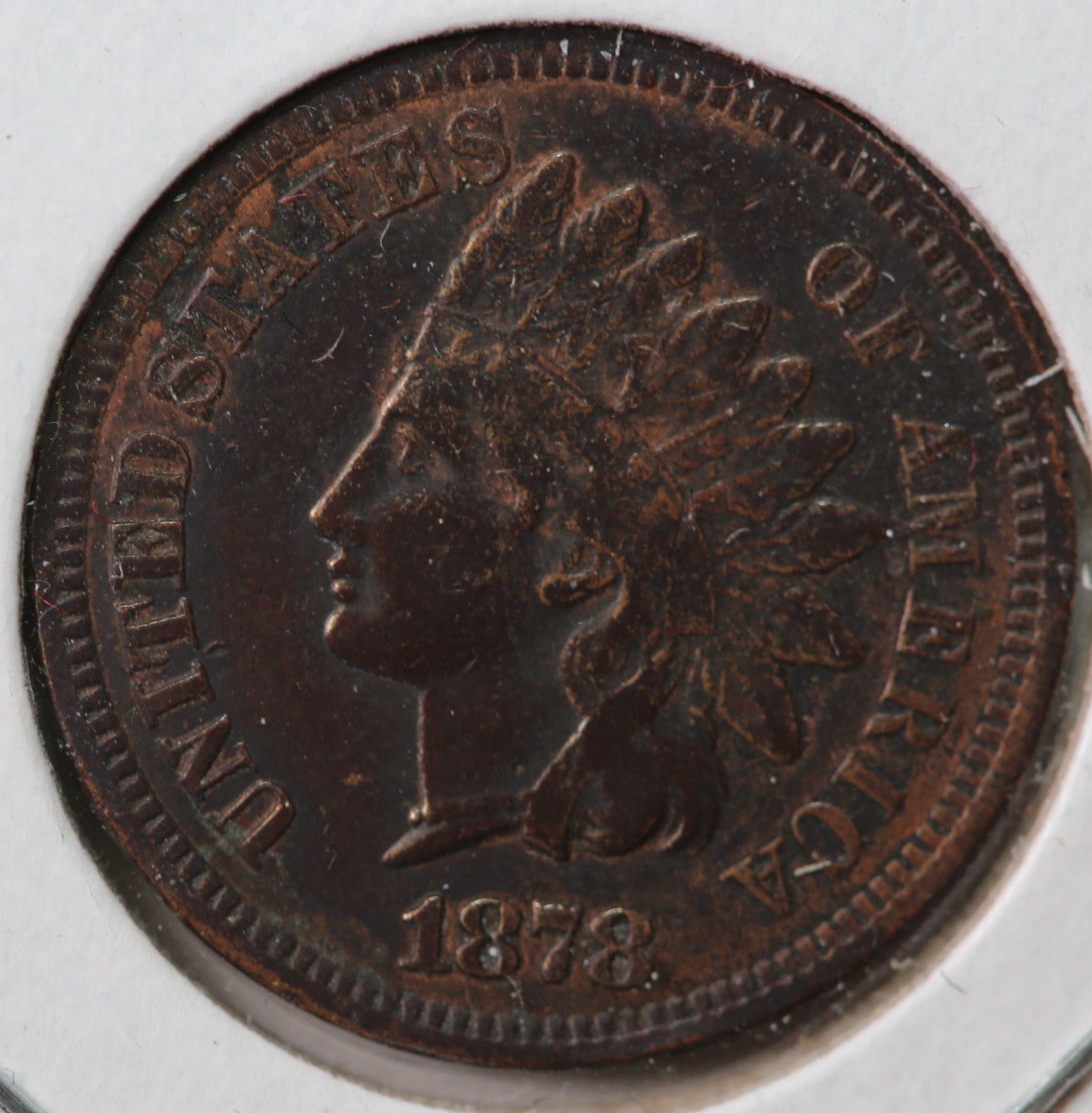 1878 Indian Head Cent, Circulated Coin, Bold Strike, Store #83121