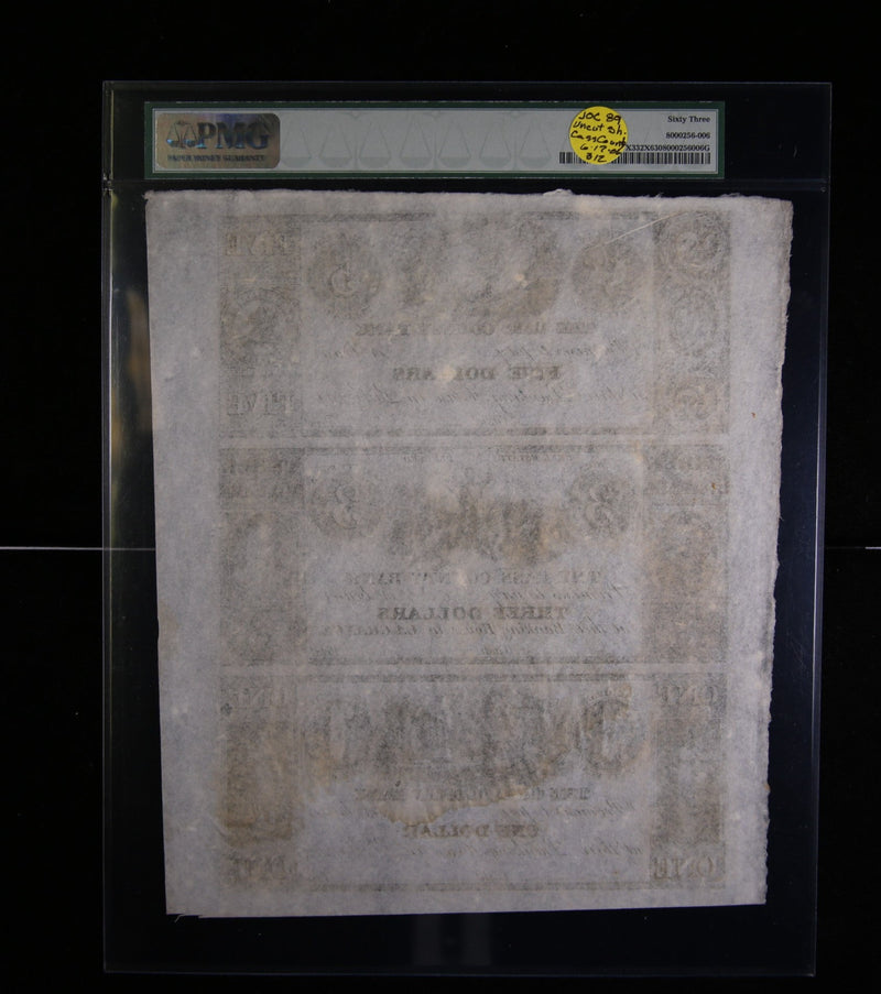 1800's LaGrange, Michigan., Full Sheet., Obsolete Currency, Store Sale 093217