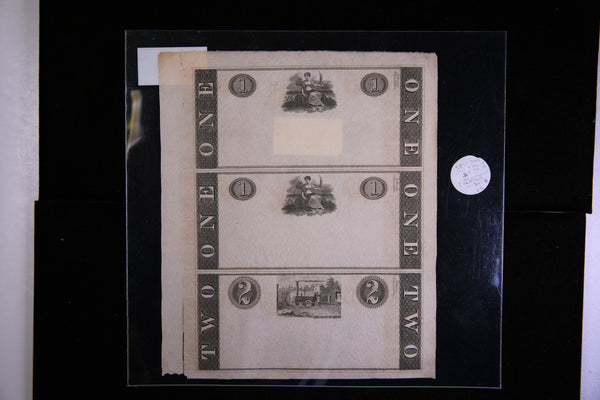 1800's Generic Store Script, Full Sheet.,  Obsolete Currency, Store Sale 093230