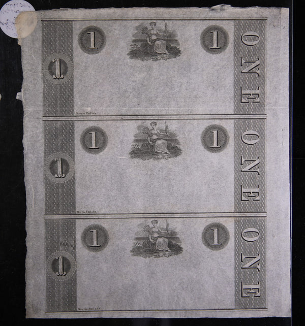 1800's Generic Store Script, Full Sheet.,  Obsolete Currency, Store Sale 093231