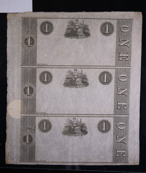 1800's Generic Store Script, Full Sheet.,  Obsolete Currency, Store Sale 093230
