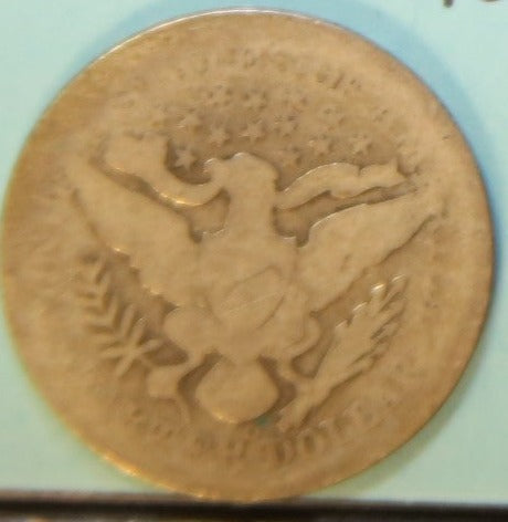 1896-O Barber Silver Quarter, Affordable Circulated Coin. Store #QR2206