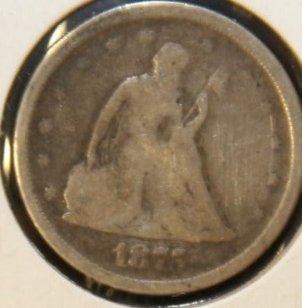 1875-S Liberty Seated Twenty Cent Piece, Circulated Coin. Store #231215074