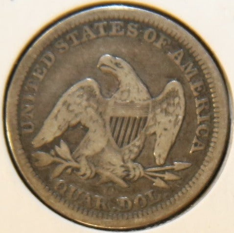 1857-O Liberty Seated Quarter, Very Fine Details. Store