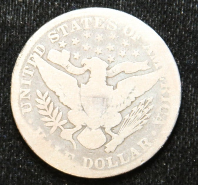 1895 Barber Half Dollar, Good Circulated Coin, Store# HR190