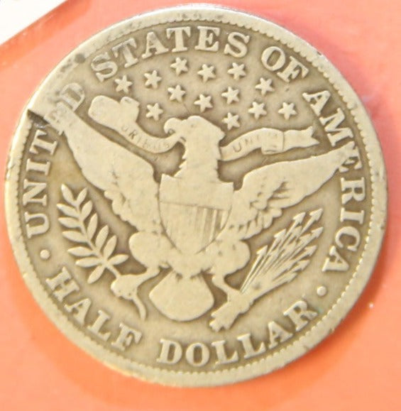 1910 Barber Half Dollar. Nice Affordable Coin. Store #HR401