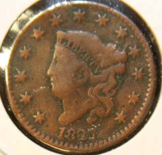 1827 Large Cent, Nice Circulated Coin, Store #242405
